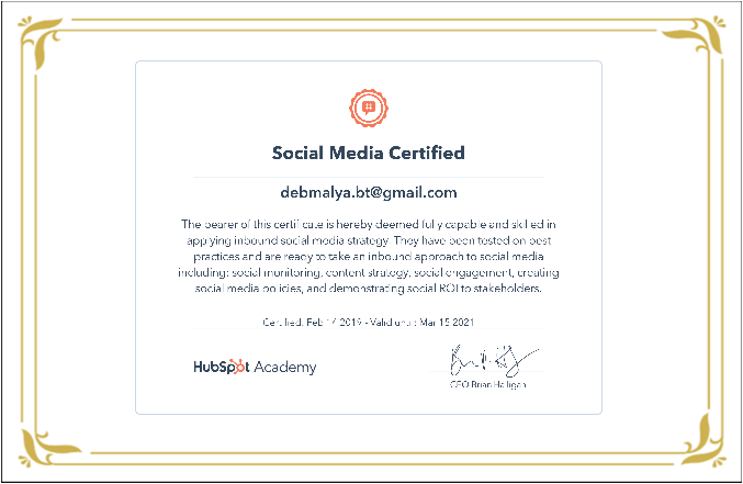 Social Media Certified